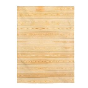 Decorative Throw Blanket, Rustic Wood Pattern