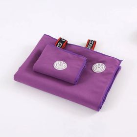 Beach Towel Sports Towel Outdoor Swimming Speed Dry (Option: Purple-80X160cm)