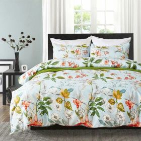 Three-piece Bedding Set Printed Home Textile (Option: 202-260x230cm)